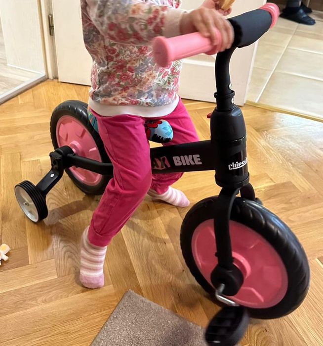 CHIPOLINO Четириколка-баланс колело МАКС БАЙК РОЗОВО max bike колело