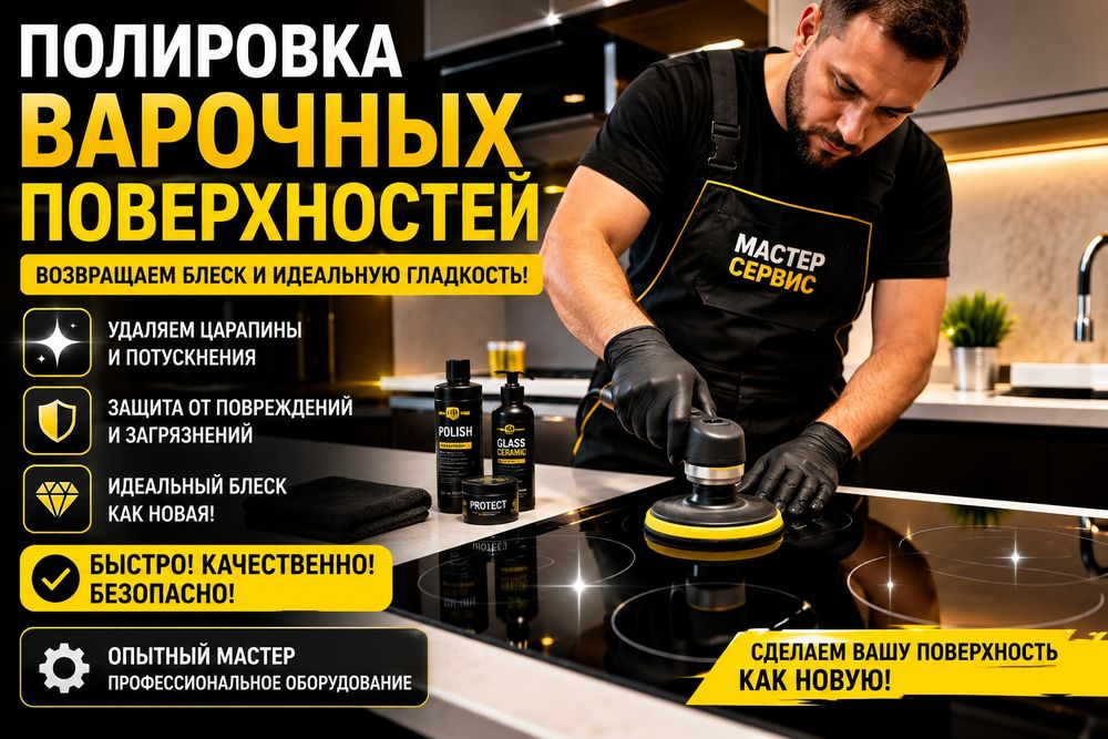 Полировка варочных поверхностей