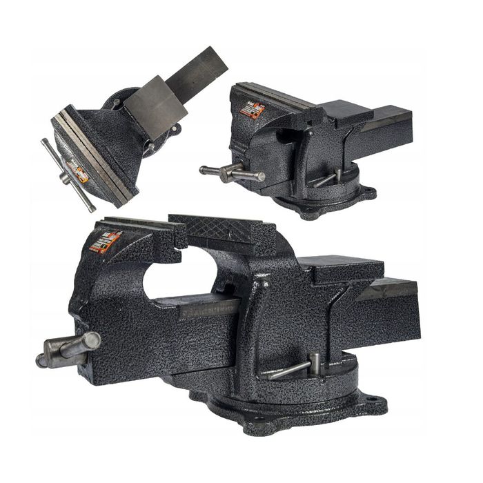 Menghina din fonta rotativa de banc, 200 mm, Black