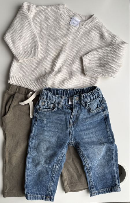 Комплект ZARA кофта штаны джинсы 74-80 см