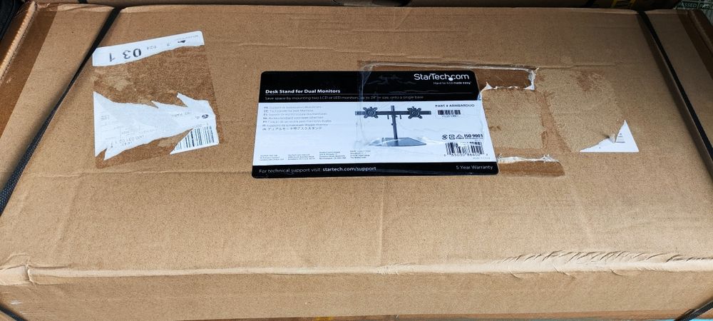 NOU Stand dual monitor sigilat Startech