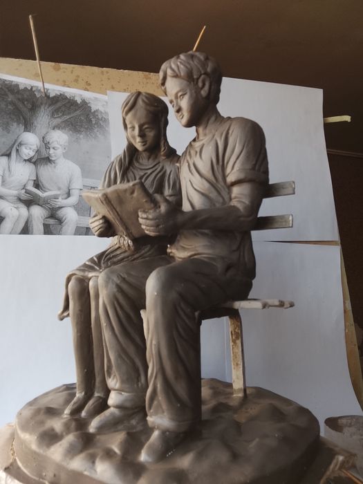 Садовые скульптуры барбекю