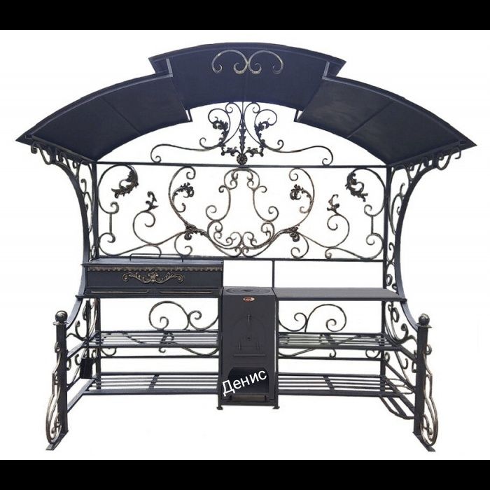 Ковка беседка мангал шашлычница ворота решетки навес перила двери очаг