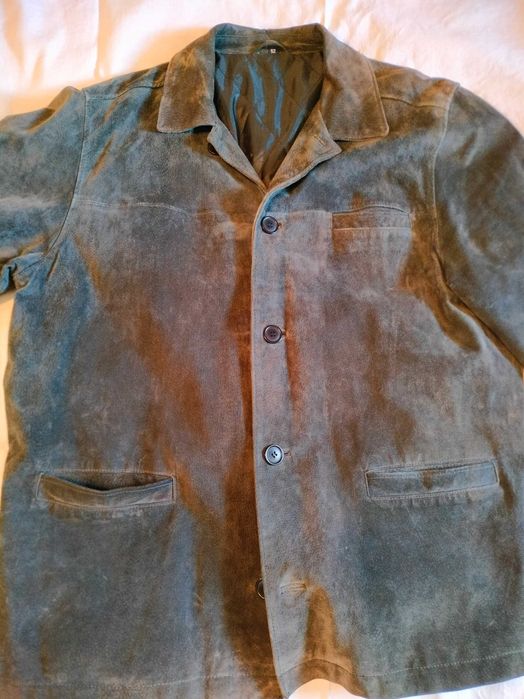 haina piele intoarsa pt barbati