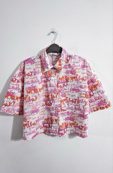 Рубашка с короткими рукавами Stradivarius