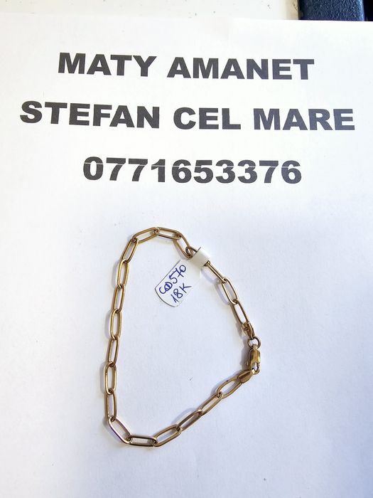 Vand bratara din aur 18 k 4.05 g cod 570