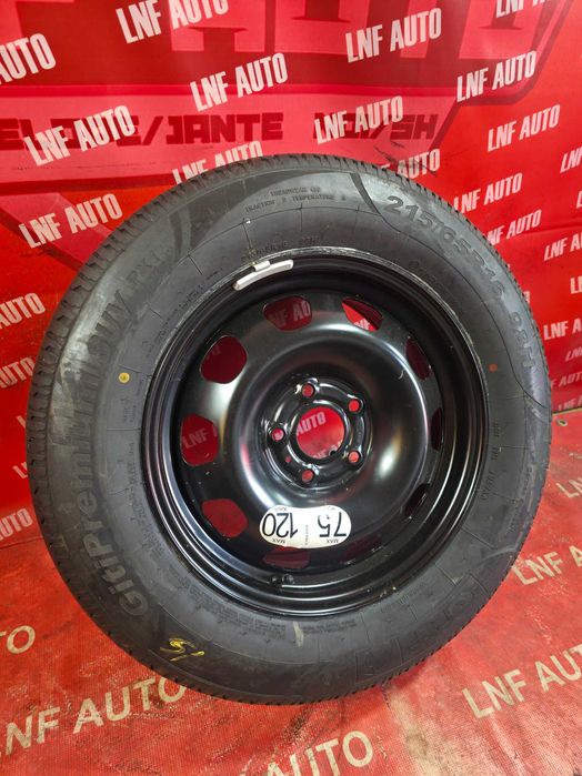 Roata Rezerva 5x114.3 16'' 215/65/16 Dacia Duster Renault Nissan NOUA