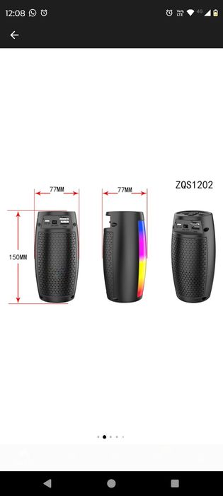 Boxa cu lumini -5 W - bass