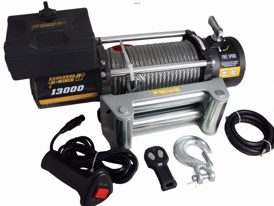 Troliu electric 6 Tone KangarooWinch PowerWinch 5,907kg 12V platforma