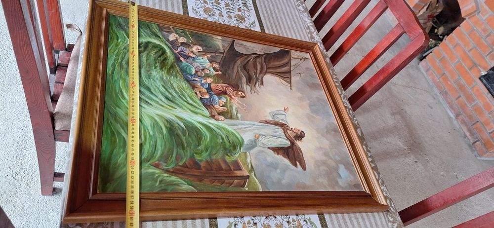 Tablou pictura panza în ulei