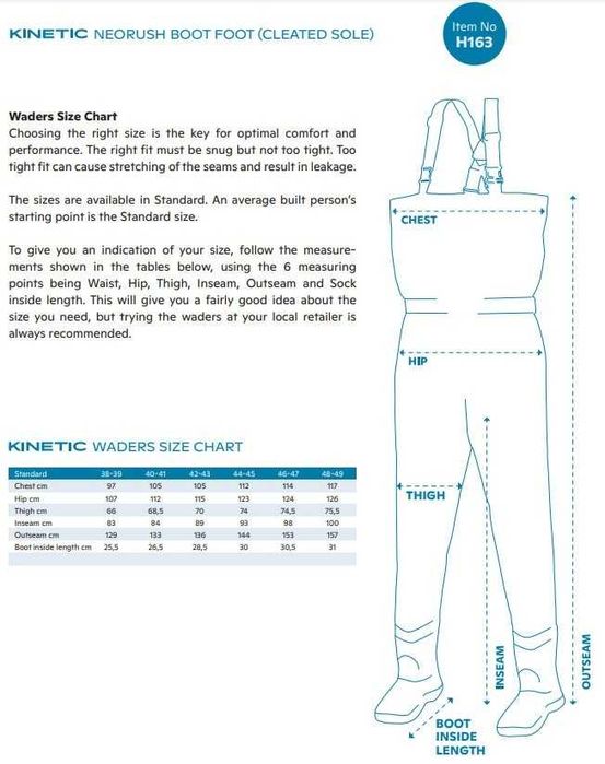 Неопренов гащеризон Kinetic Neorush Bootfoot