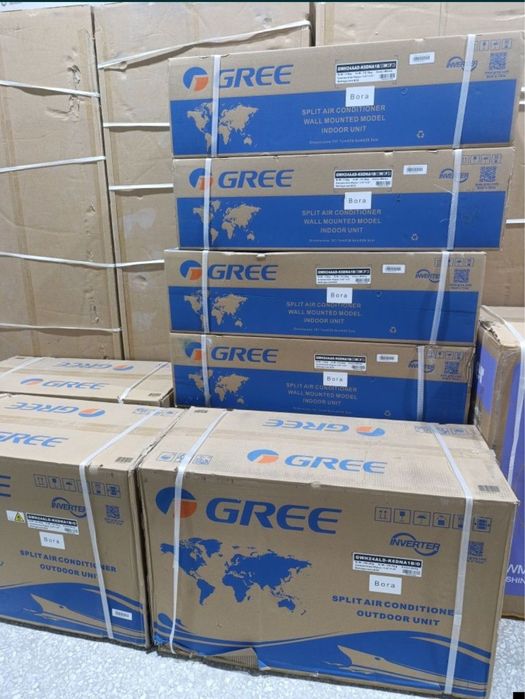Кондиционер GREE , INVERTOR, R32/R410 мощный, оригинал, доставка есть!