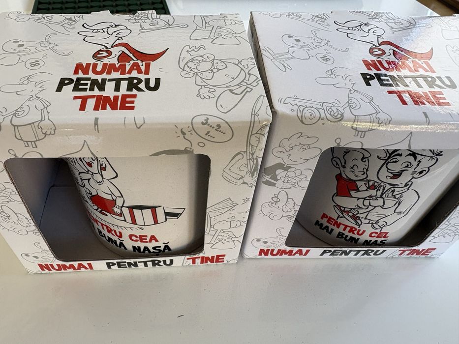 Căni cadou pentru nași