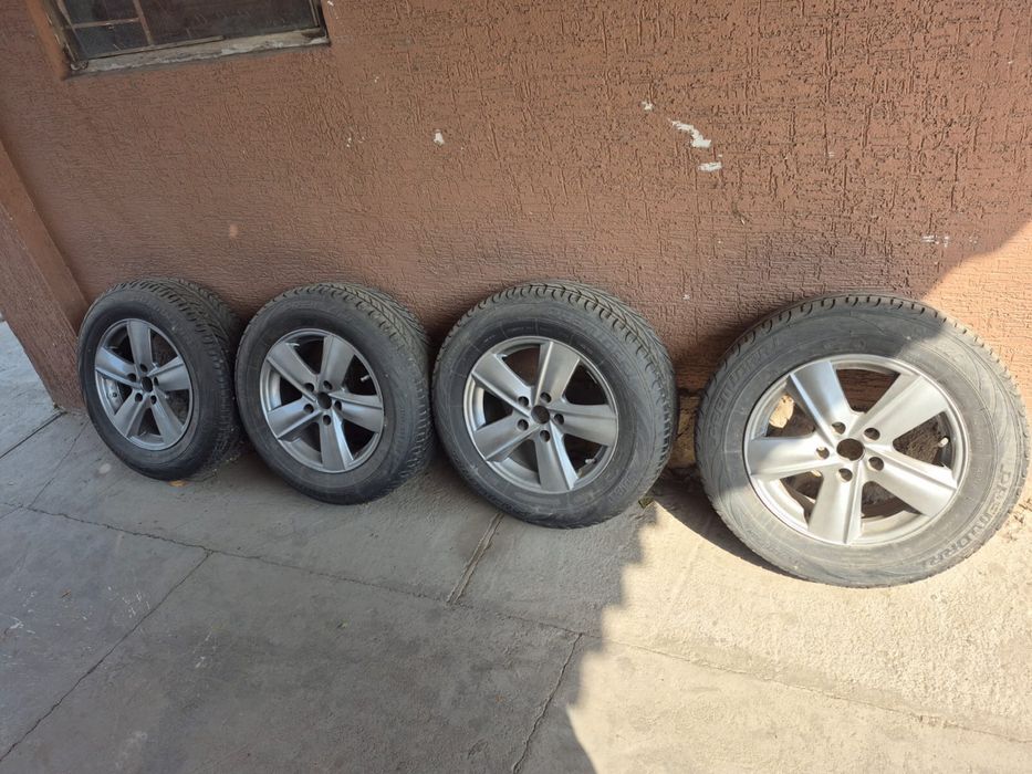 Диски титановые с резиной