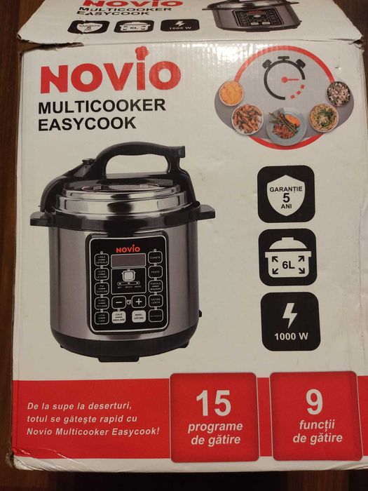 Novio easy cook, robot de bucatarie tigaie grill Dubla 34cm