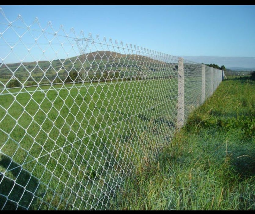 Garduri din plasa  si beton