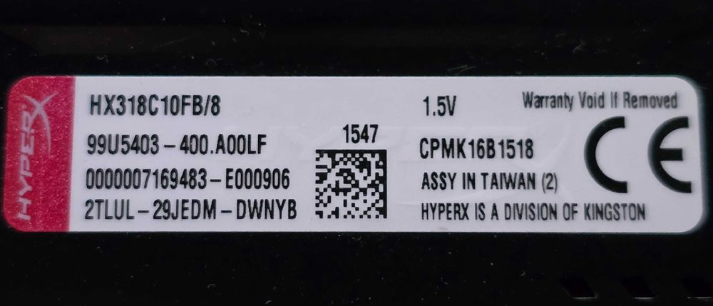 Memorii ram HyperX Fury DDR3 32GB (4x8GB), 1866Mhz, CL10
