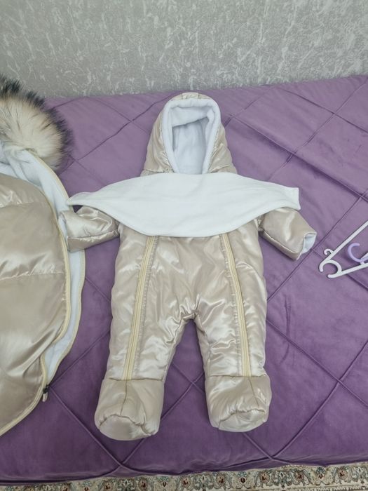 Комбинезон в коконе на выписку