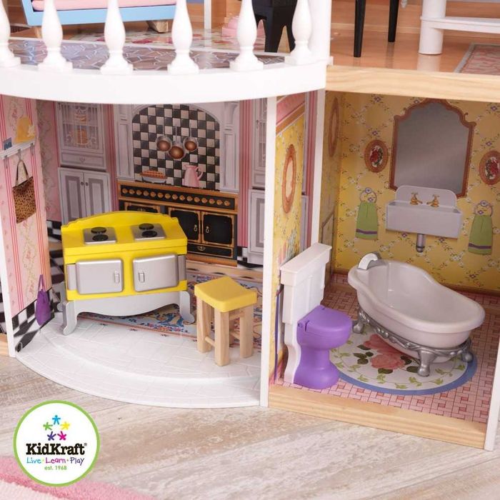 Casuta de papusi Magnolia KidKraft cu sunete si lumini