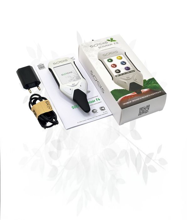 SOEKS Ecovisor F4 — Dozimetr/Nitrat test/Suv analizatori/EM o‘lchagich