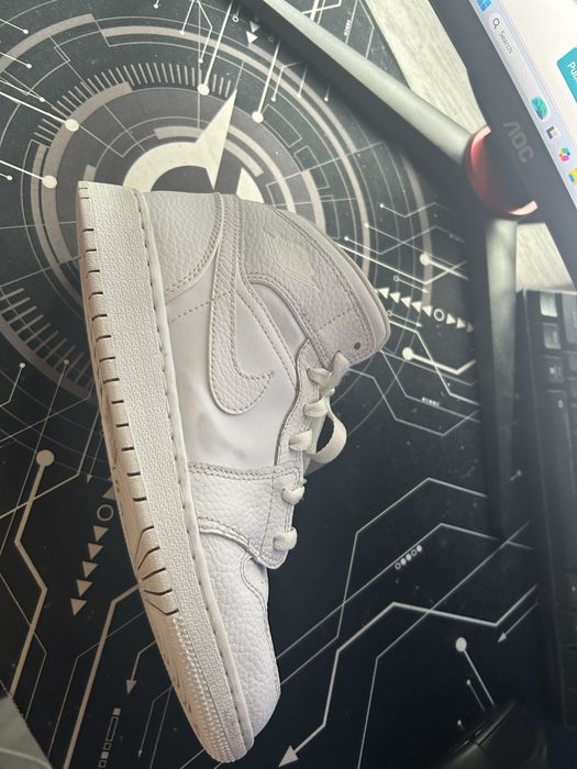 Jordan 1 unisex albi
