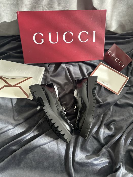 Mocasini Ghete Gucci Loafers Horsebit size 40