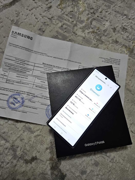 Продам Samsung Z Fold 6 256 gb carbon
