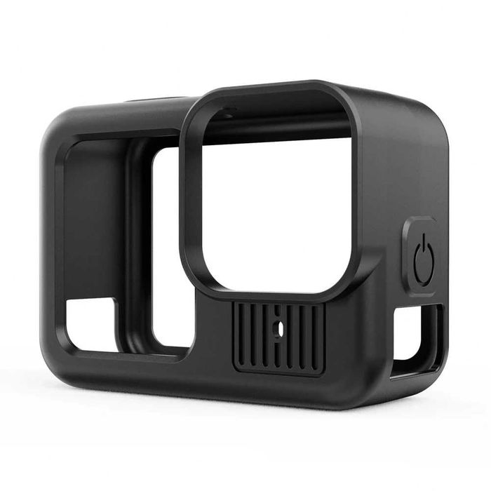 Husa silicon + capac obiectiv + folii sticla display + usita GoPro 13