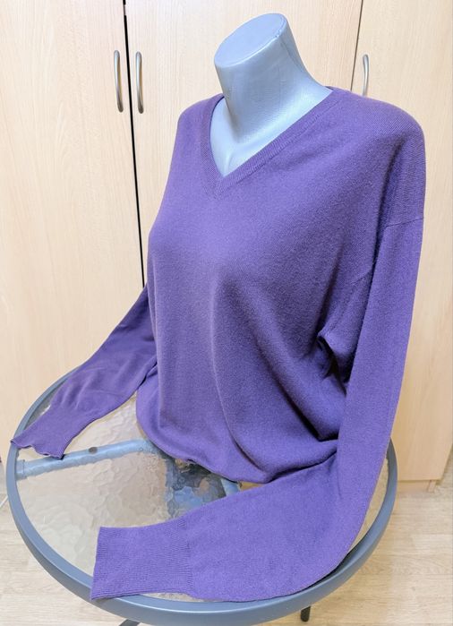 Мъжки пуловер Рlаcenza. 100% кашмир. Pазмер XL/L.