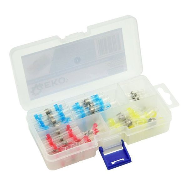 Комплект термосвиваеми тръби, калай 100 бр. geko