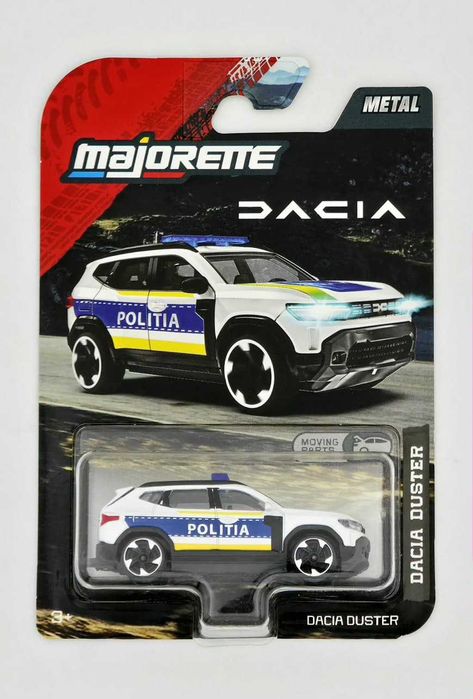 Macheta Dacia Duster Politia,Jandarmeria,Pompierii,Taxi plus alte modele 1:64