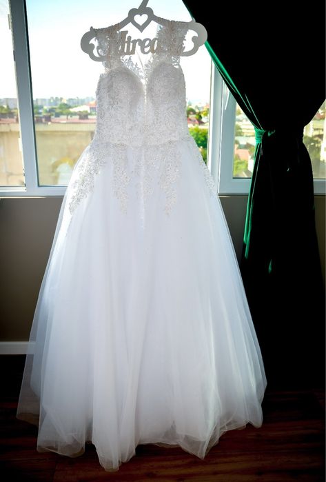 Vand rochie de mireasa+ voal mare