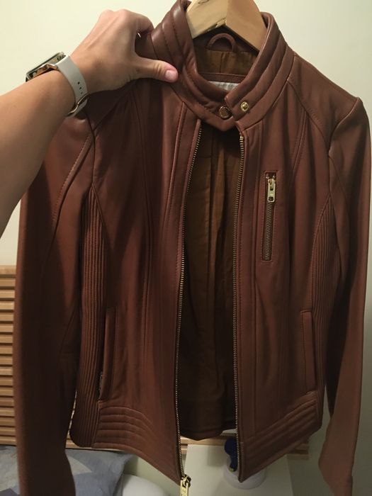 Дамско кожено яке естествена кожа Michael Kors