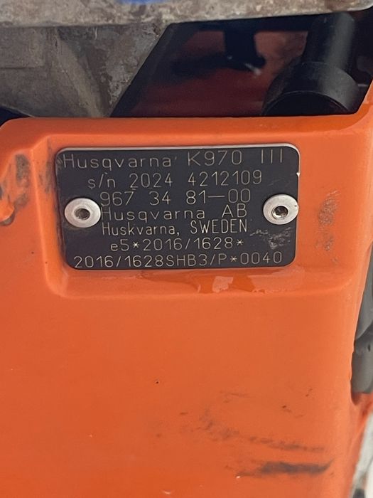 Husqvarna k970 drujba taiat beton metal