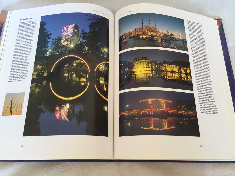 Стара луксозен албум Dromen van Nederland Frans Lemmens, 1998 като нов