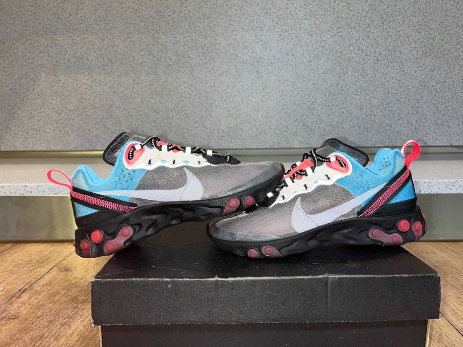 ОРИГИНАЛНИ *** Nike React Element 87 Blue Chill Solar Red