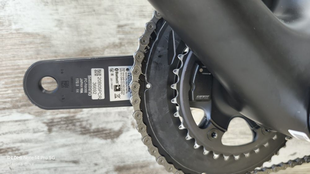 Карбонов шосеен велосипед Giant TCR Pro Team Ultegra SLR1 42 Carbon Powermeter | M