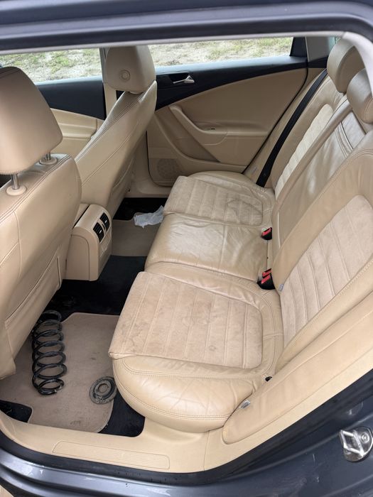 Interior piele crem passat b6 breack