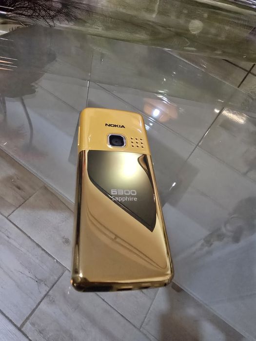 Nokia 6300, gold, impecabil, meniu limba rămână, 0 minute vorbite