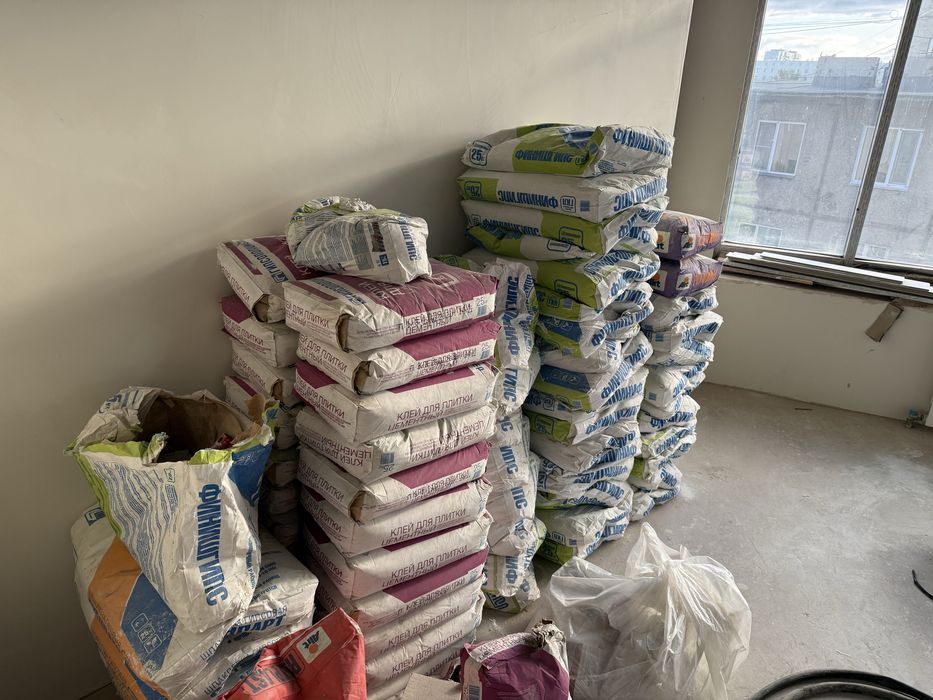 Продам клей и гипс гипсополимер