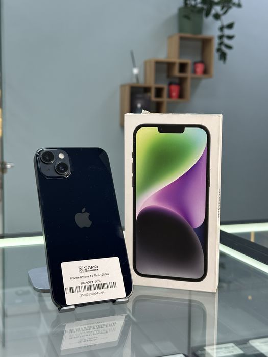 айфон 14 плюс черный идеал