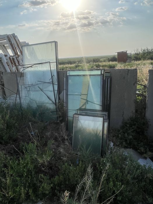 Бу пластиковые окны со стеклами
