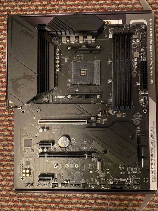 MSI MPG B550 GAMING PLUS + RYZEN 5 5600G (4.4GHz), 65W, AM4