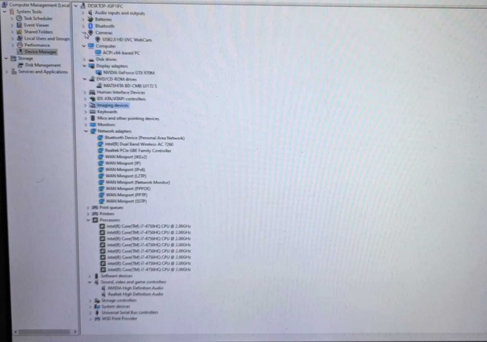 Vand  Assus gaming G751J