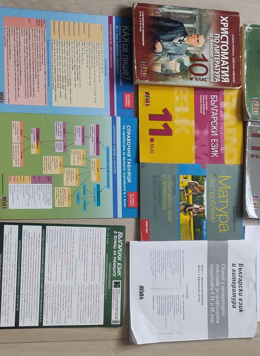 Учебници и учебни помагала по български, математика и информатика за м