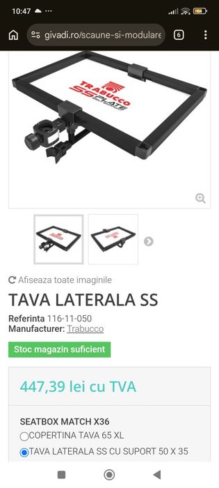 Tava laterala Trabucco SS 50x35