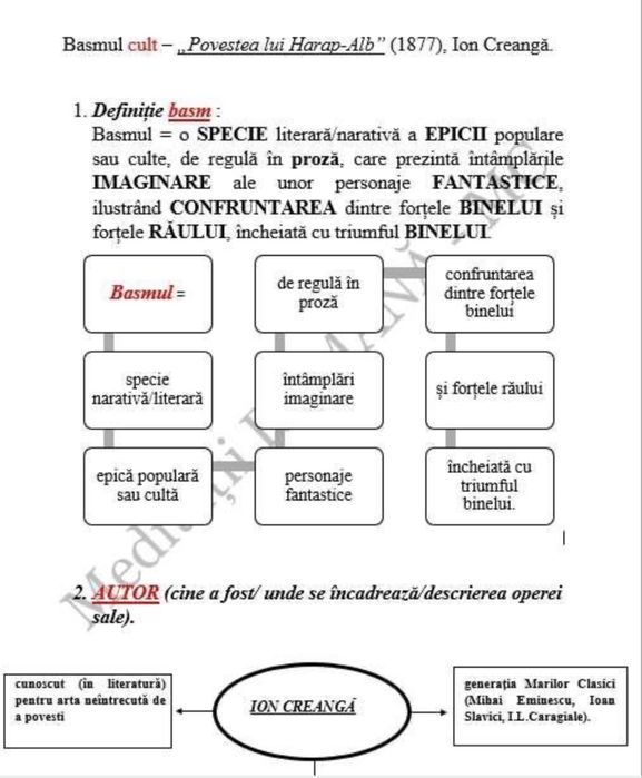 PREGĂTIRE/ MEDITAȚII Limba şi Literatura Română ( E.N. + BAC + admitere/militar/DREPT ]