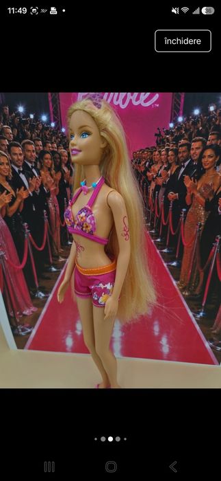 Barbie Mattel papusa plaja cu tatuaje