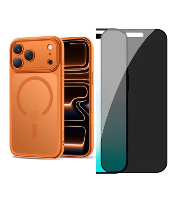 Iphone 17 AIR PRO MAX Husa Magnetica Fit Case + Folie Sticla JoyRoom