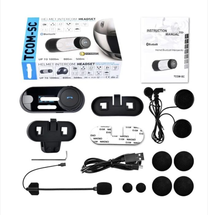 Helmet intercom headset TCOM-SC